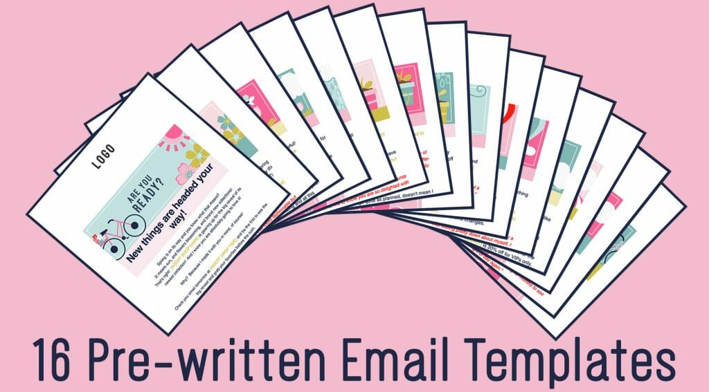 Mini Bites Delicious Spring Email Templates Cupcake Secret